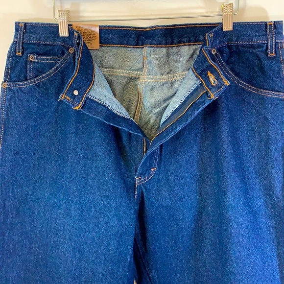 Dickies Relaxed Fit 2 Pair 100% Cotton Heavyweight Mens 42x32 Denim Jeans Pants - Picture 6 of 10